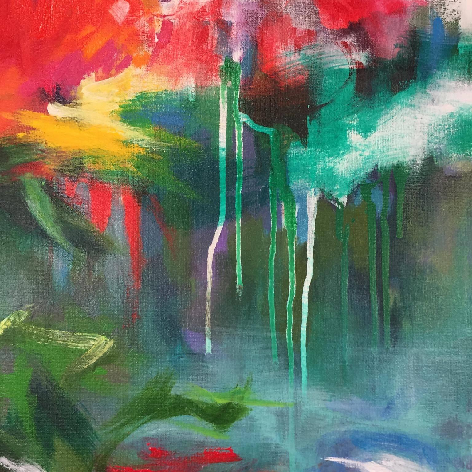 Lost Paradise - Contemporary Painting by Mary Chaplin