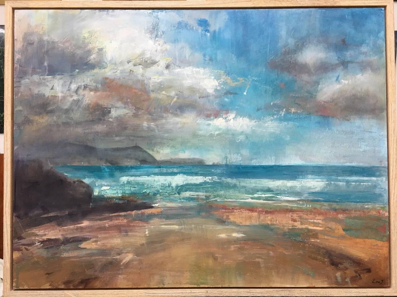 Cornish Coast - Painting by Lou Dunipace