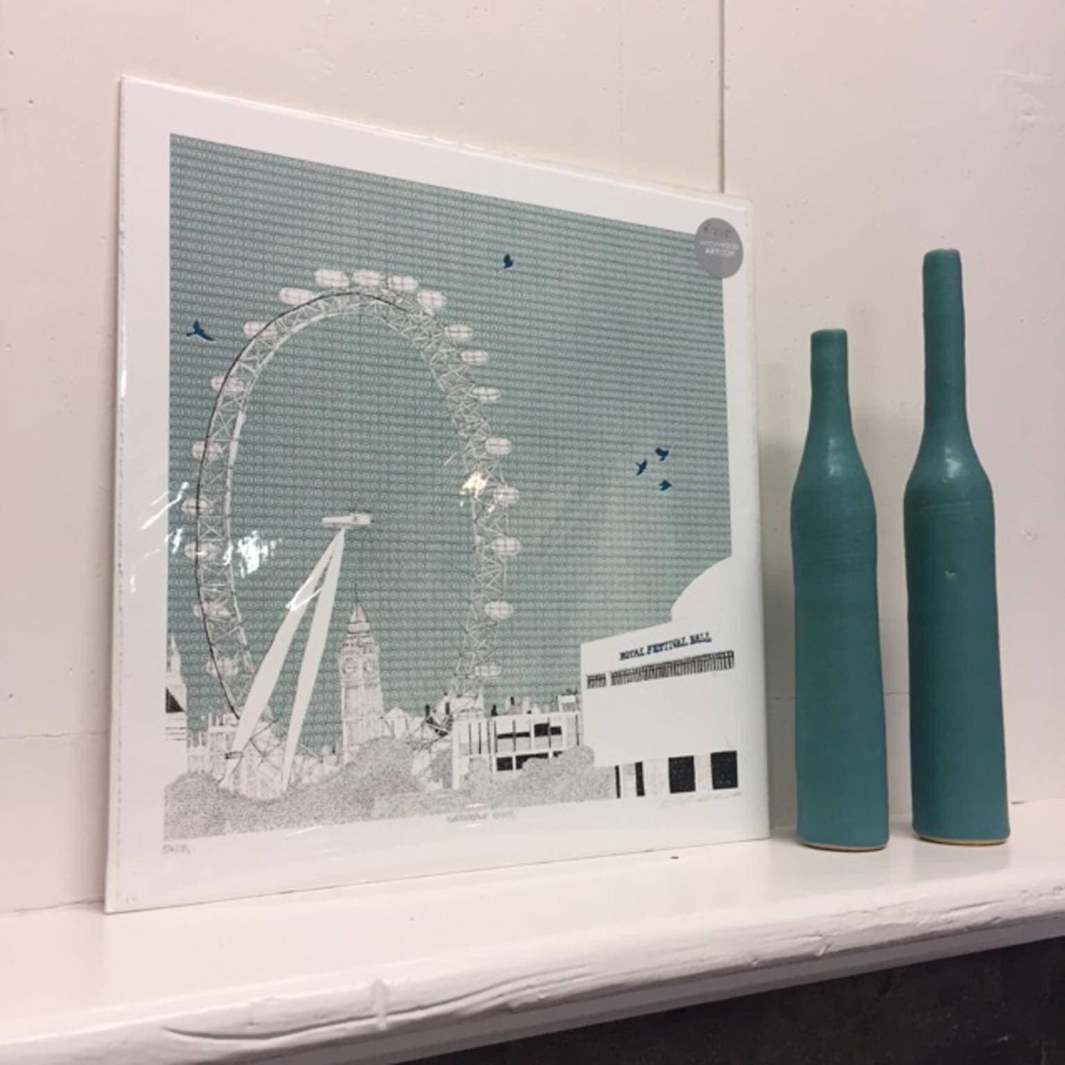 South Bank Sights - Print by Clare Halifax