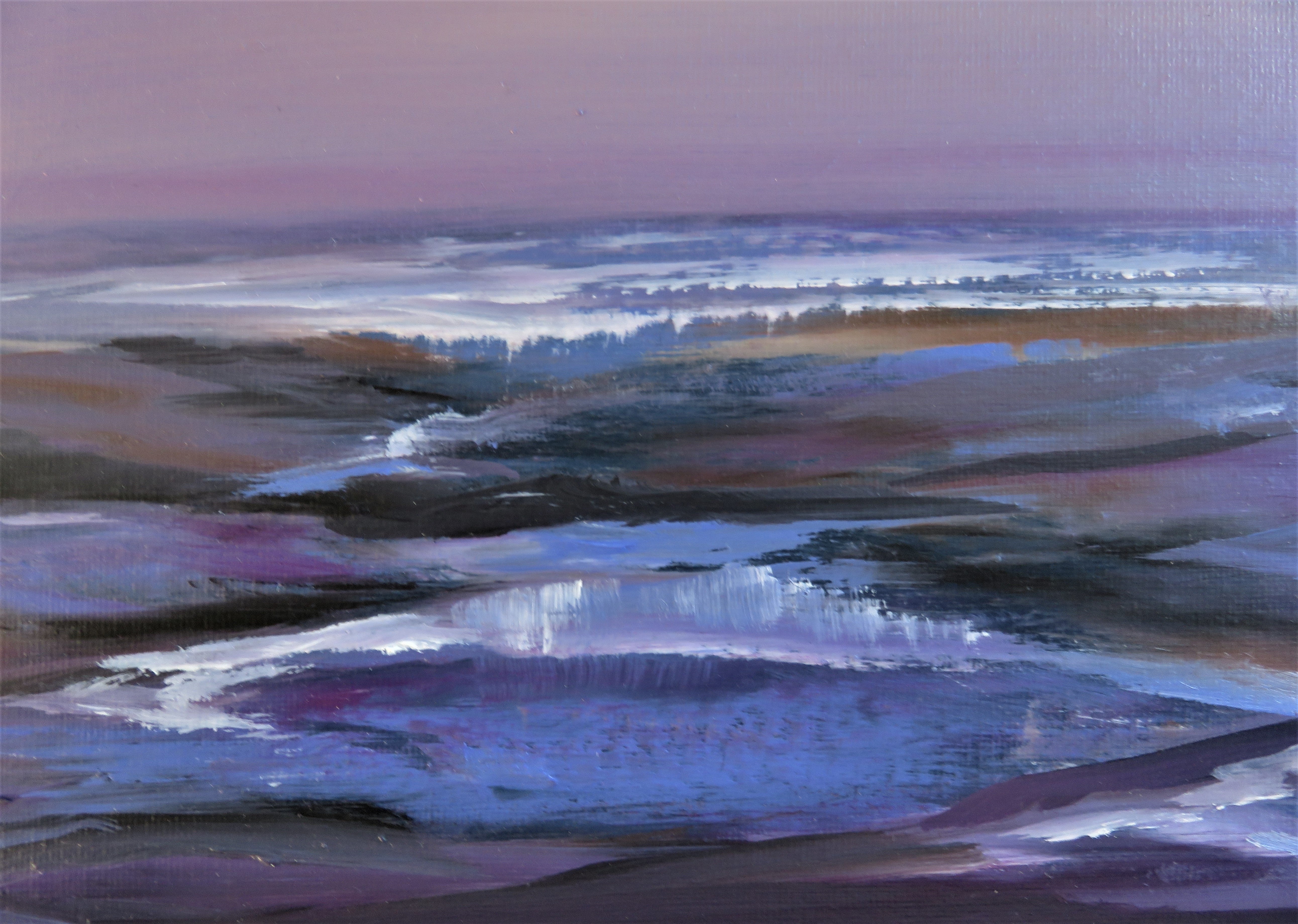 Helen Robinson Sea Lavender Helen Robinson Original Seascape
