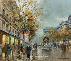 Boulevard de la Madeleine - a view in Paris