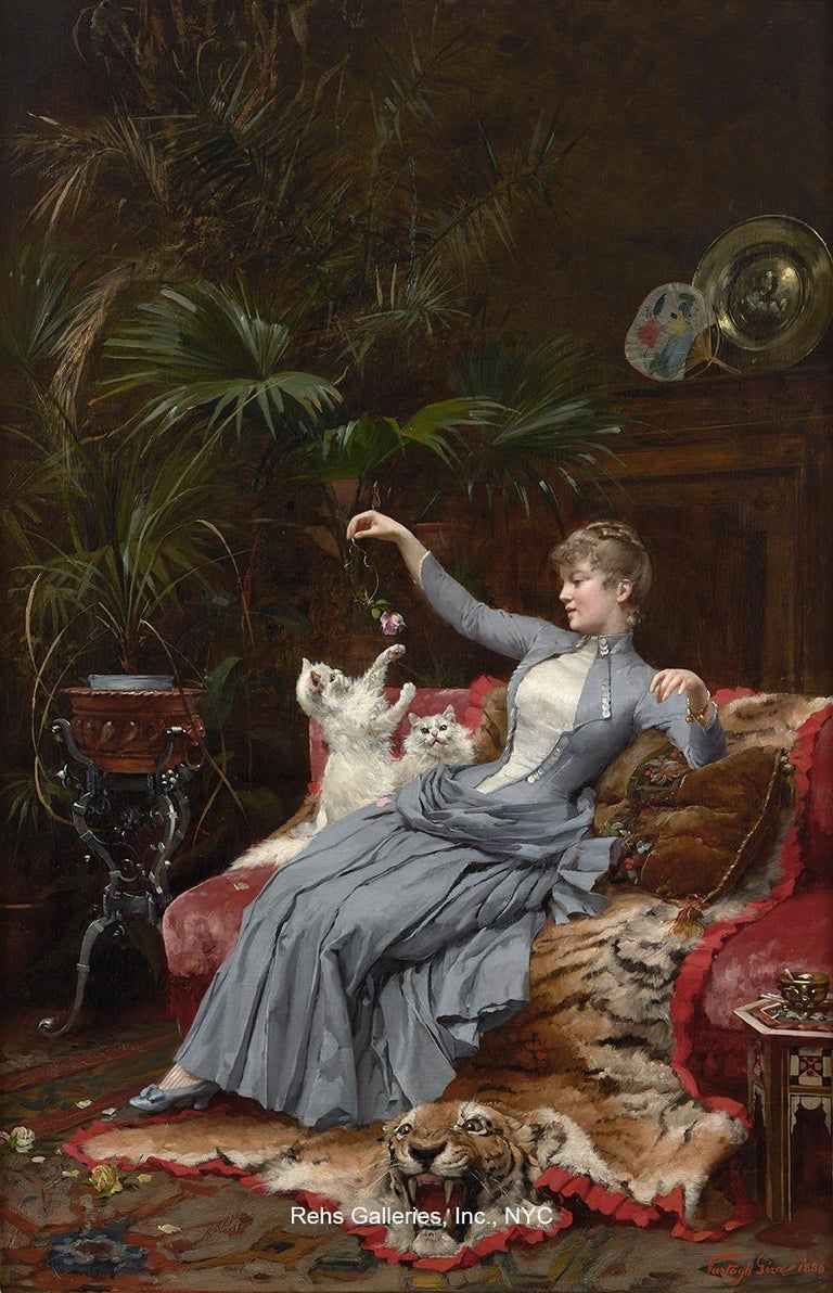 Paul Hermann Wagner A Grandmother's Love, 1888 by Paul Wagner