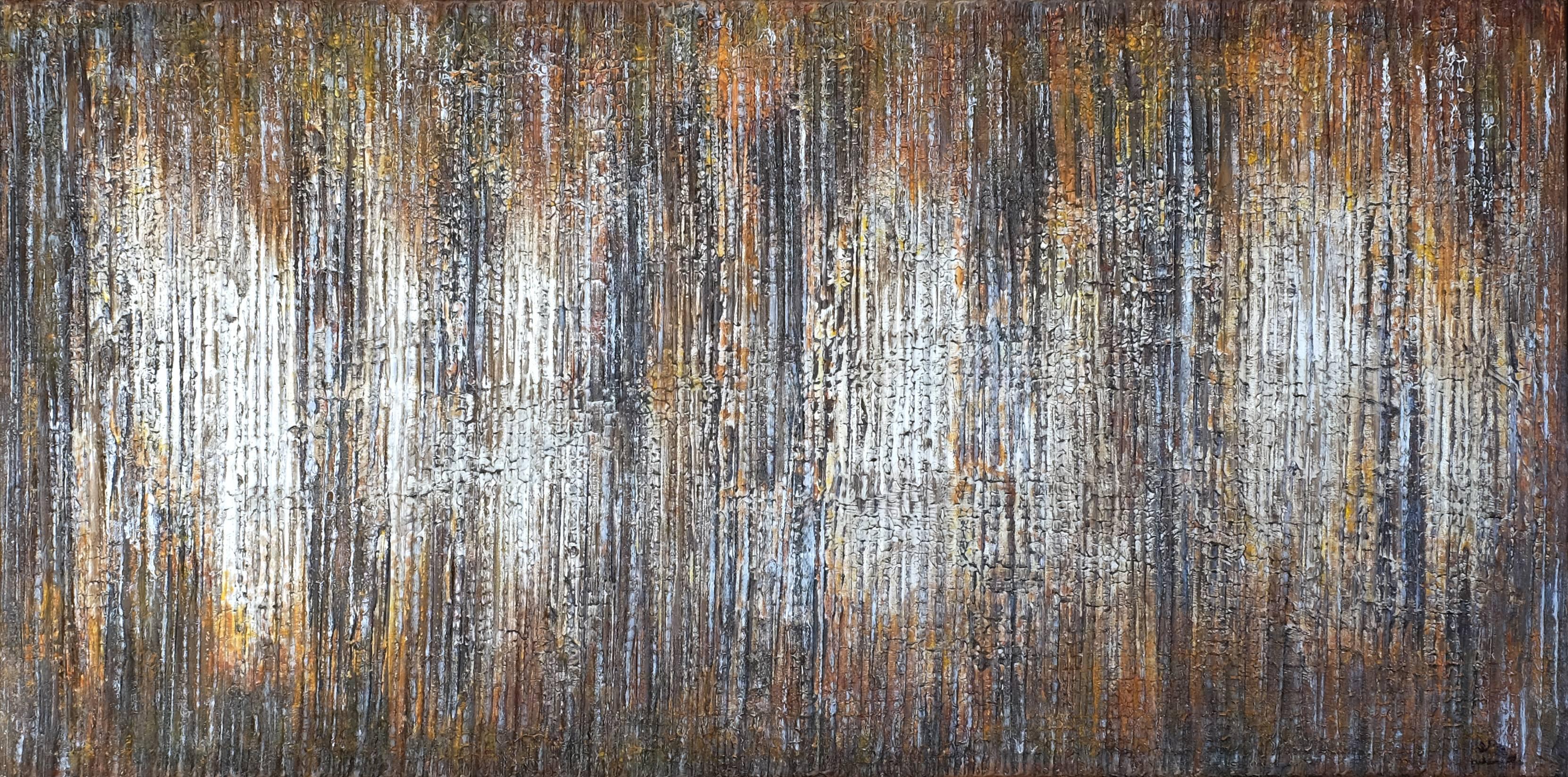  Hyun Ae Kang Abstract Painting – Regenschirm