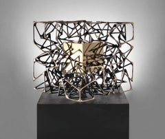 Vintage Monumental Outdoor Kinetic Bronze Sculpture "Cubo con Cubo", Gianfranco Meggiato