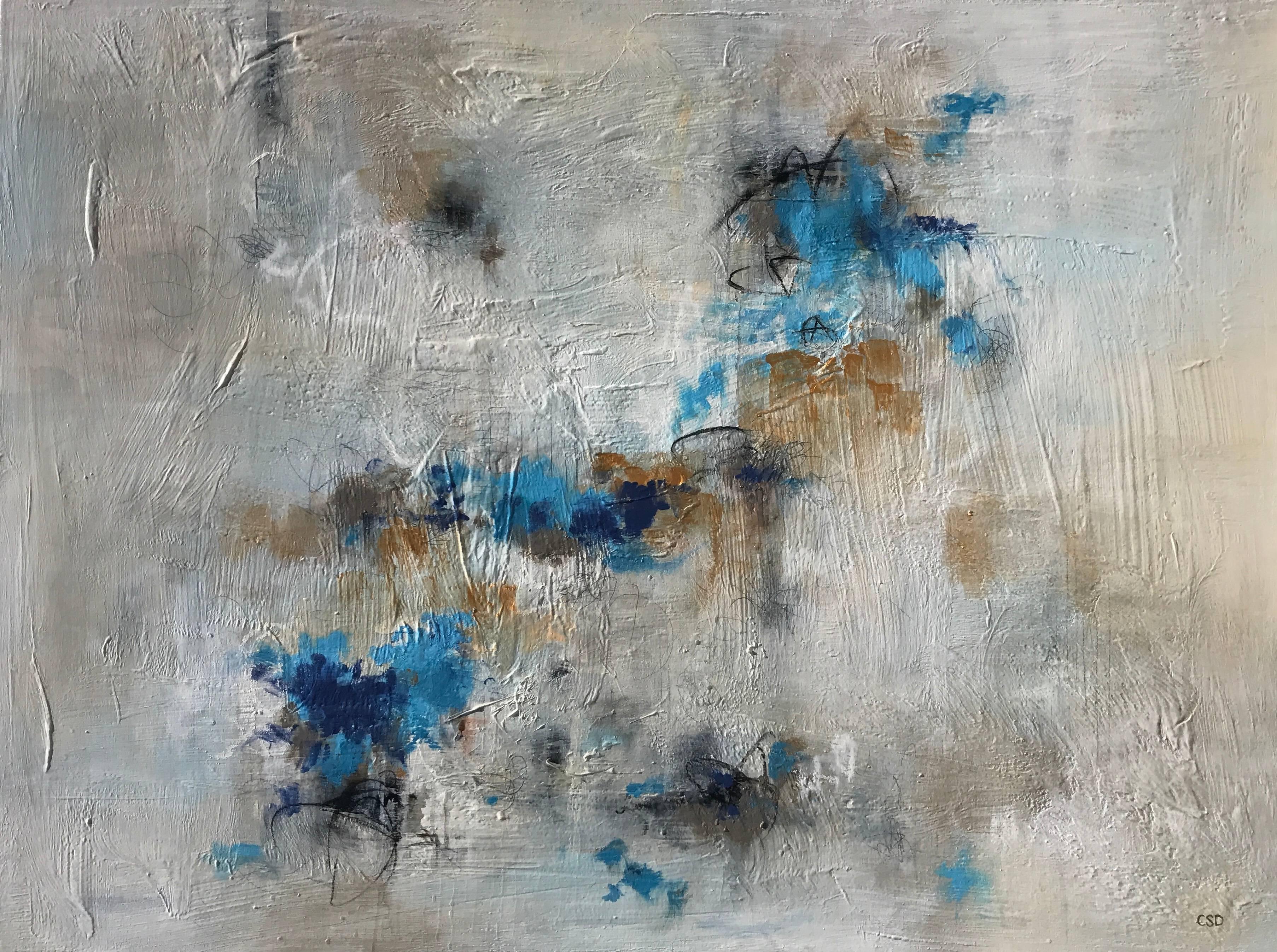 Christina Doelling Abstract Painting - Frozen Air