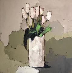 Vase des Tulipes Blanches