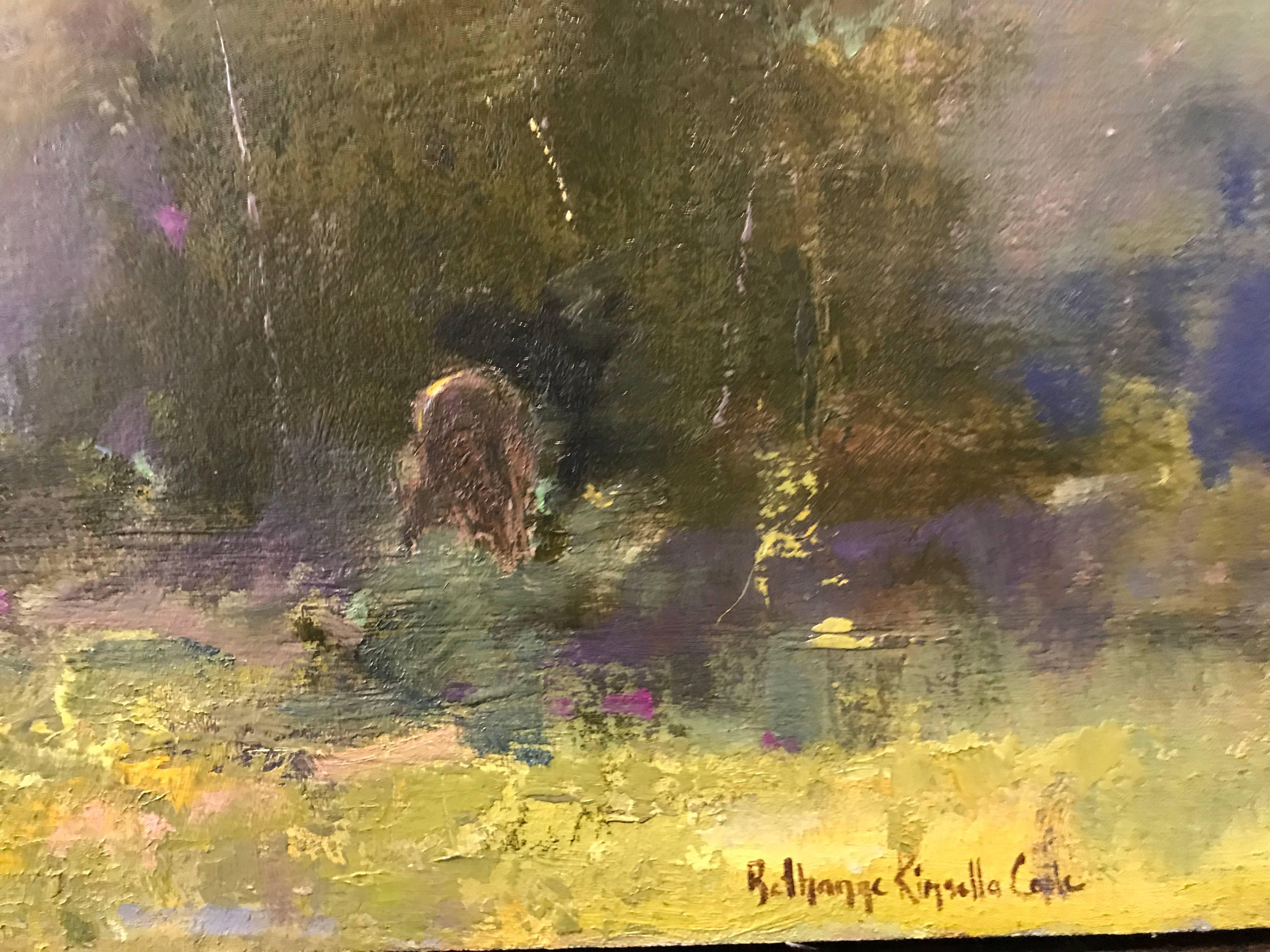 Over Park, Over Pale...I Do Wander Everywhere - Impressionist Painting by Bethanne Kinsella Cople