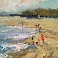 It Measures Like the Sea Oil on Board Painting by American Artist Bethanne Cople