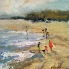 It Measures Like the Sea Oil on Board Painting by American Artist Bethanne Cople 5