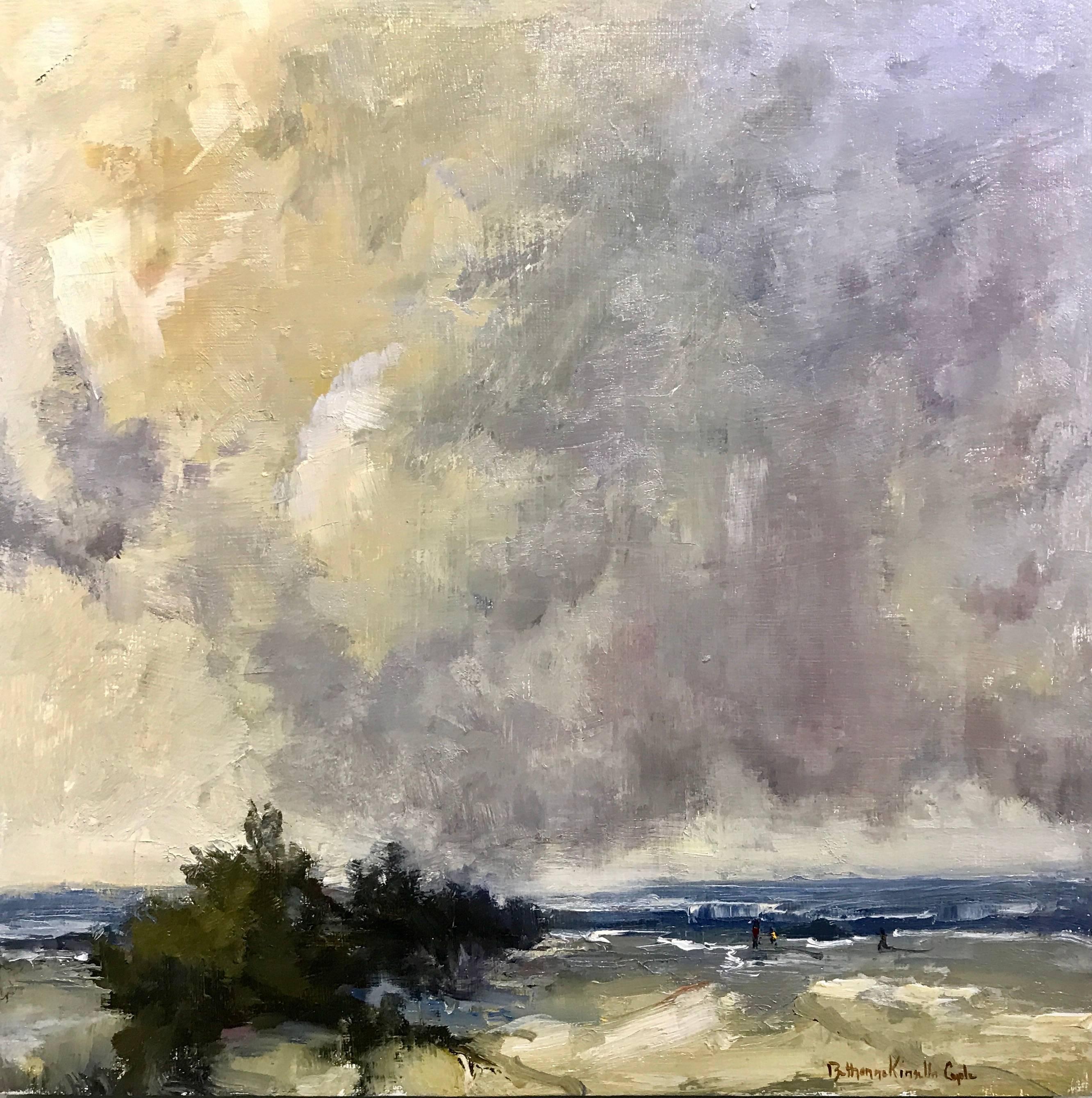 Bethanne Kinsella Cople is a wildly talented and well-know American plein air painter.  She titles her paintings after her favorite poems, this title came from the poem entitled "By The Seaside : The Secret Of The Sea" by Henry Wadsworth Longfellow.