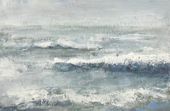 'Summer Reverie' Impressionist, Framed, Beach Landscape Painting
