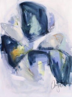 "Barbados" Large Abstract Mixed Media on Canvas Painting