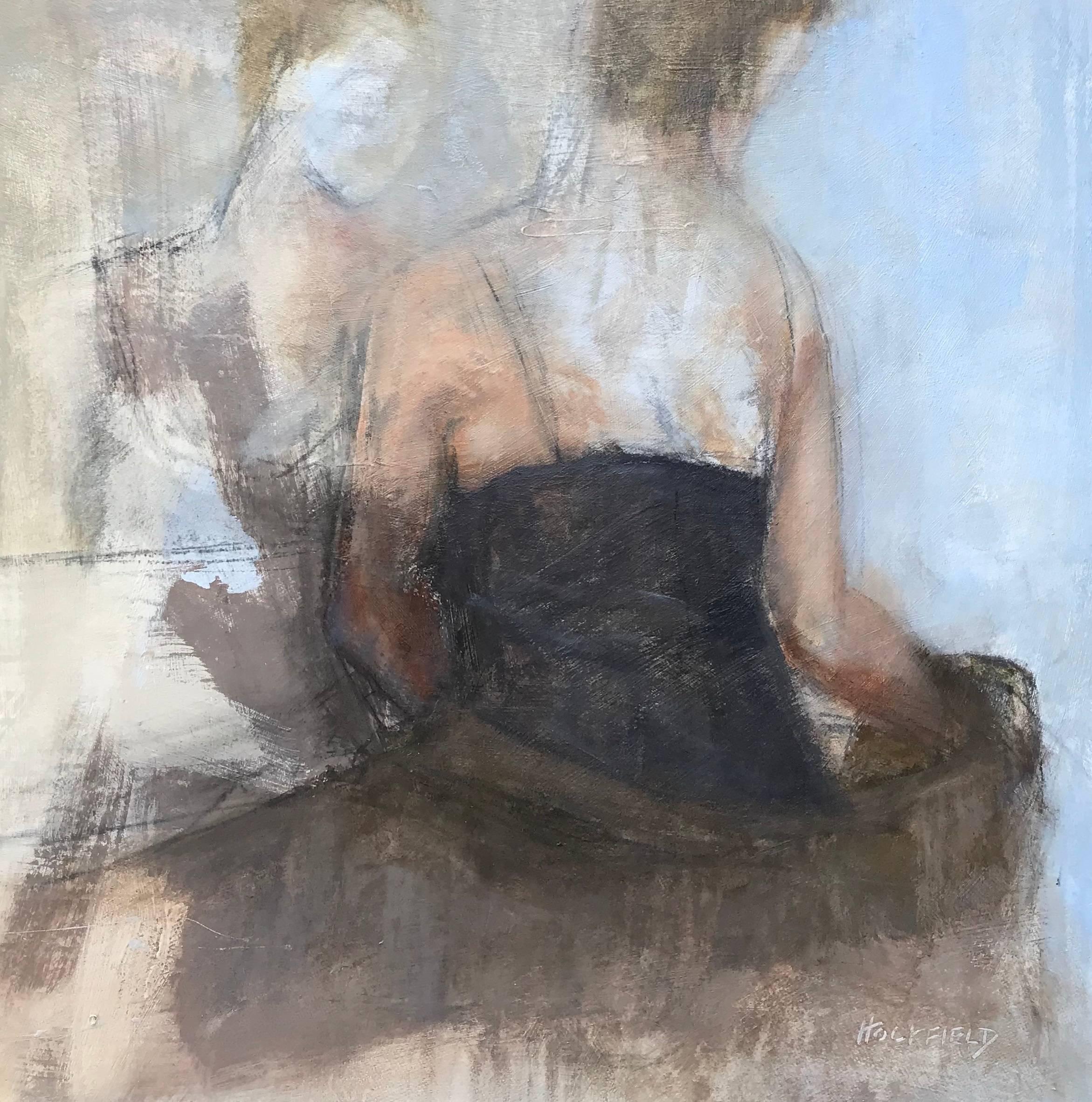 Sharon Hockfield Figurative Painting - 'Concealed No. 3' Large Contemporary Figurative Oil on Canvas Painting