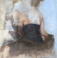 'Concealed No. 3' Large Contemporary Figurative Oil on Canvas Painting