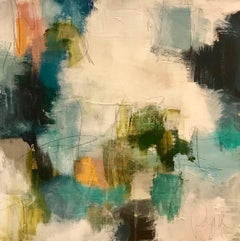 'Trust' Small Square Abstract on Canvas