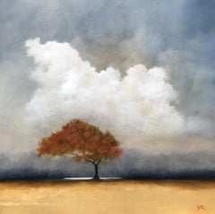 "Whispering in the Wind" Large Square Contemporary Landscape
