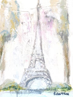 'Eiffel Tower, Paris' Small Impressionist Eiffel Tower Painting