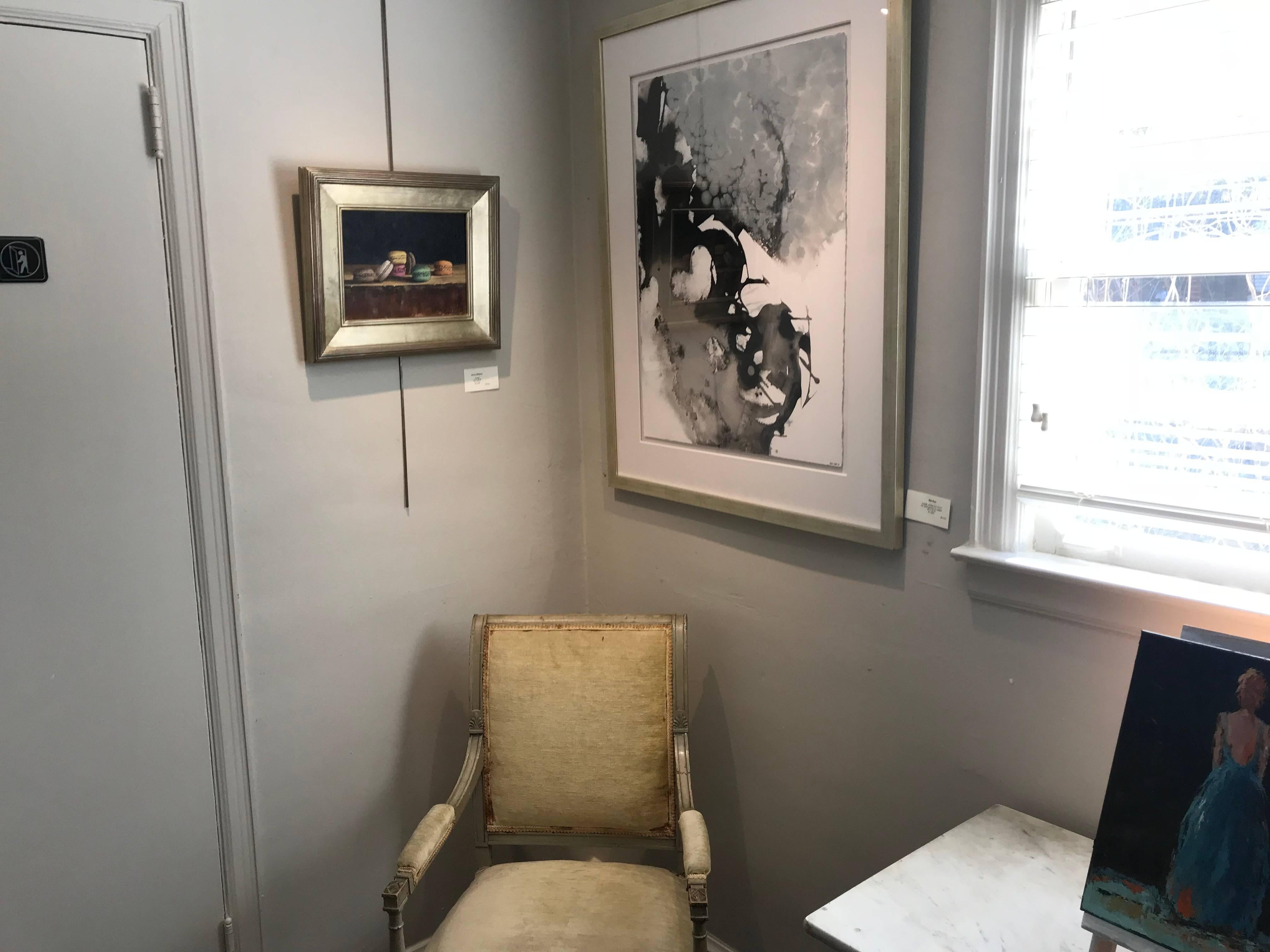 We had the privilege of meeting Ginny Williams at an international art exhibit in Boston, where her striking representational paintings were getting a lot of attention.  We were immediately drawn to the thoughtfully painted work, the clever titles
