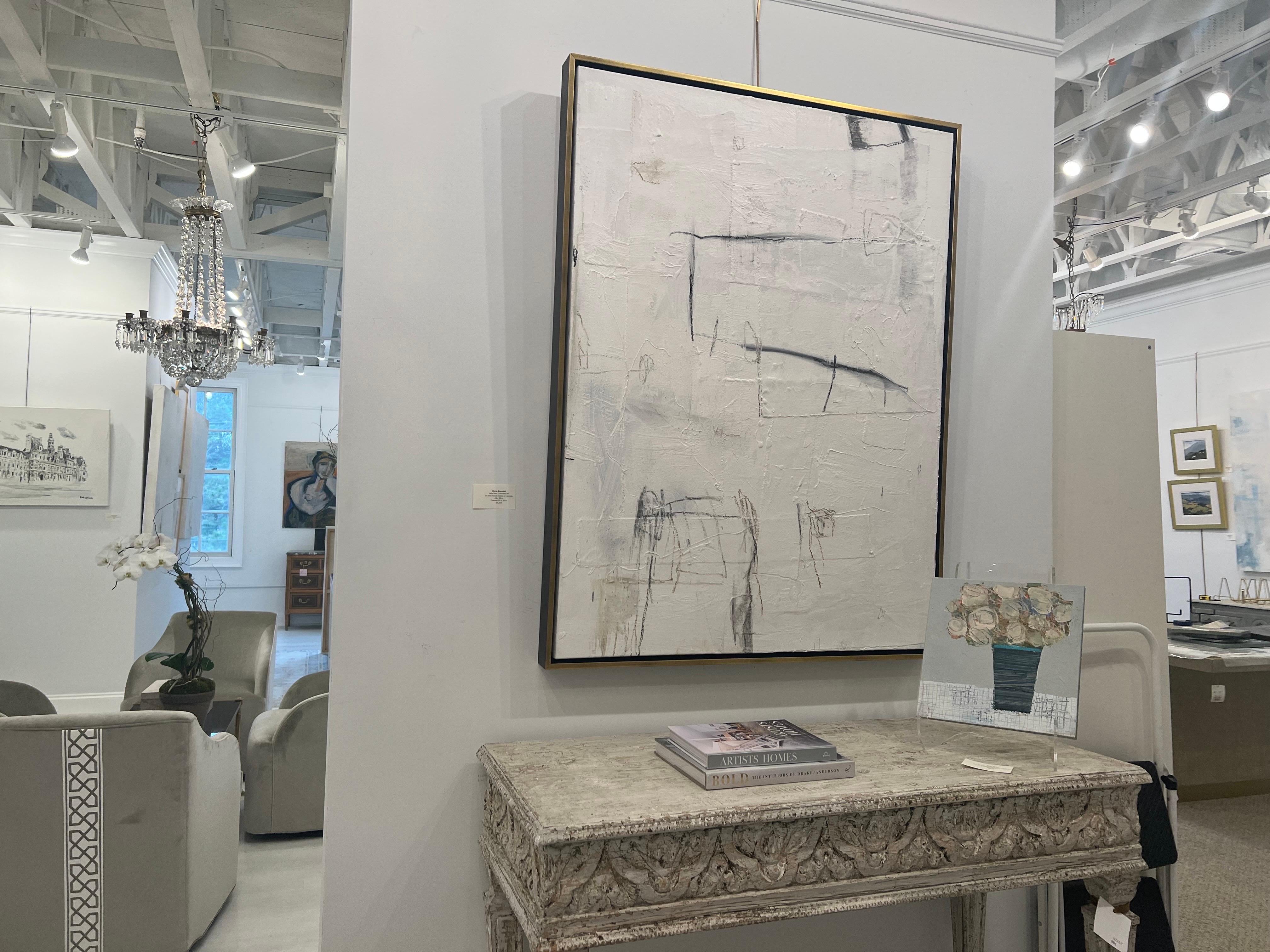 Wire and Concrete #5 by Chris Brandell, Large Contemporary Painting 9
