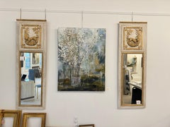 White Quince by Melissa Payne Baker, Contemporary Floral Canvas Painting