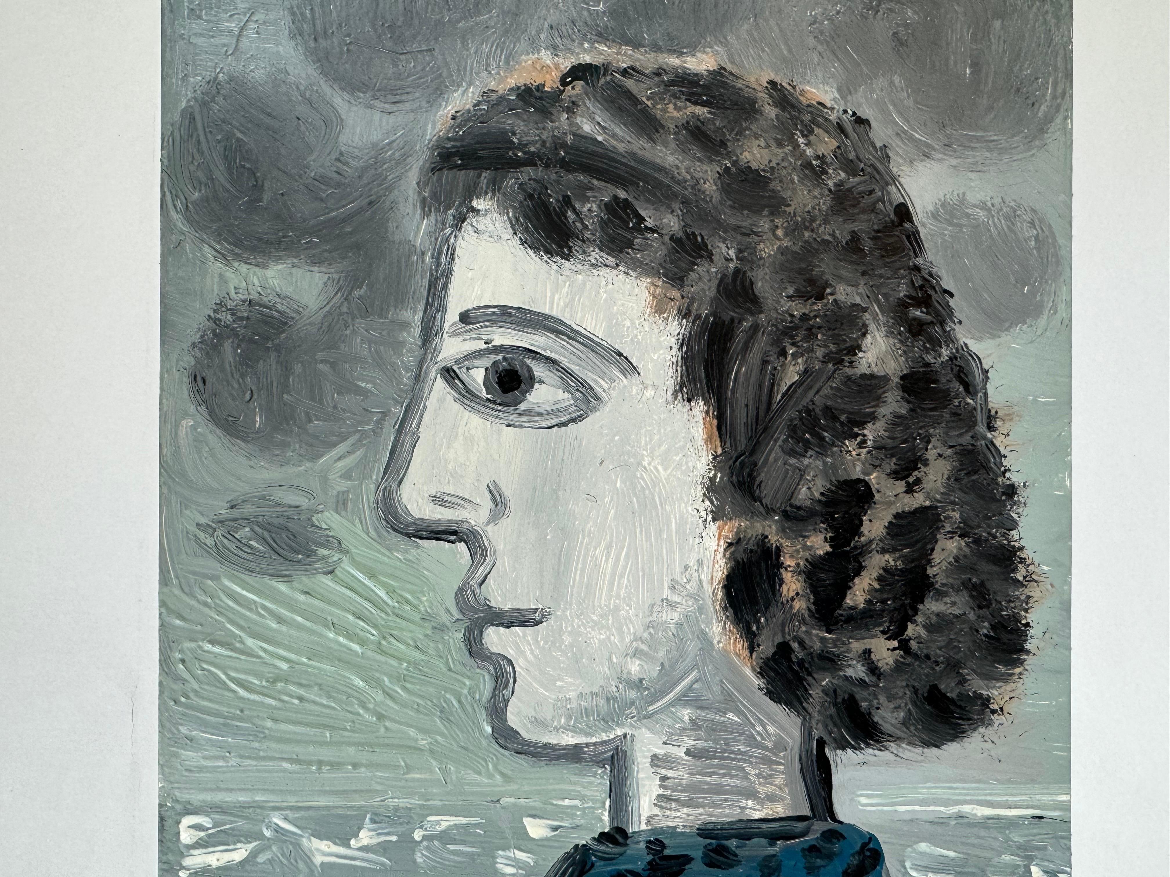 Hugo von Raymond Debieve, Französisches kubistisches Porträtgemälde auf Carton im Angebot 4