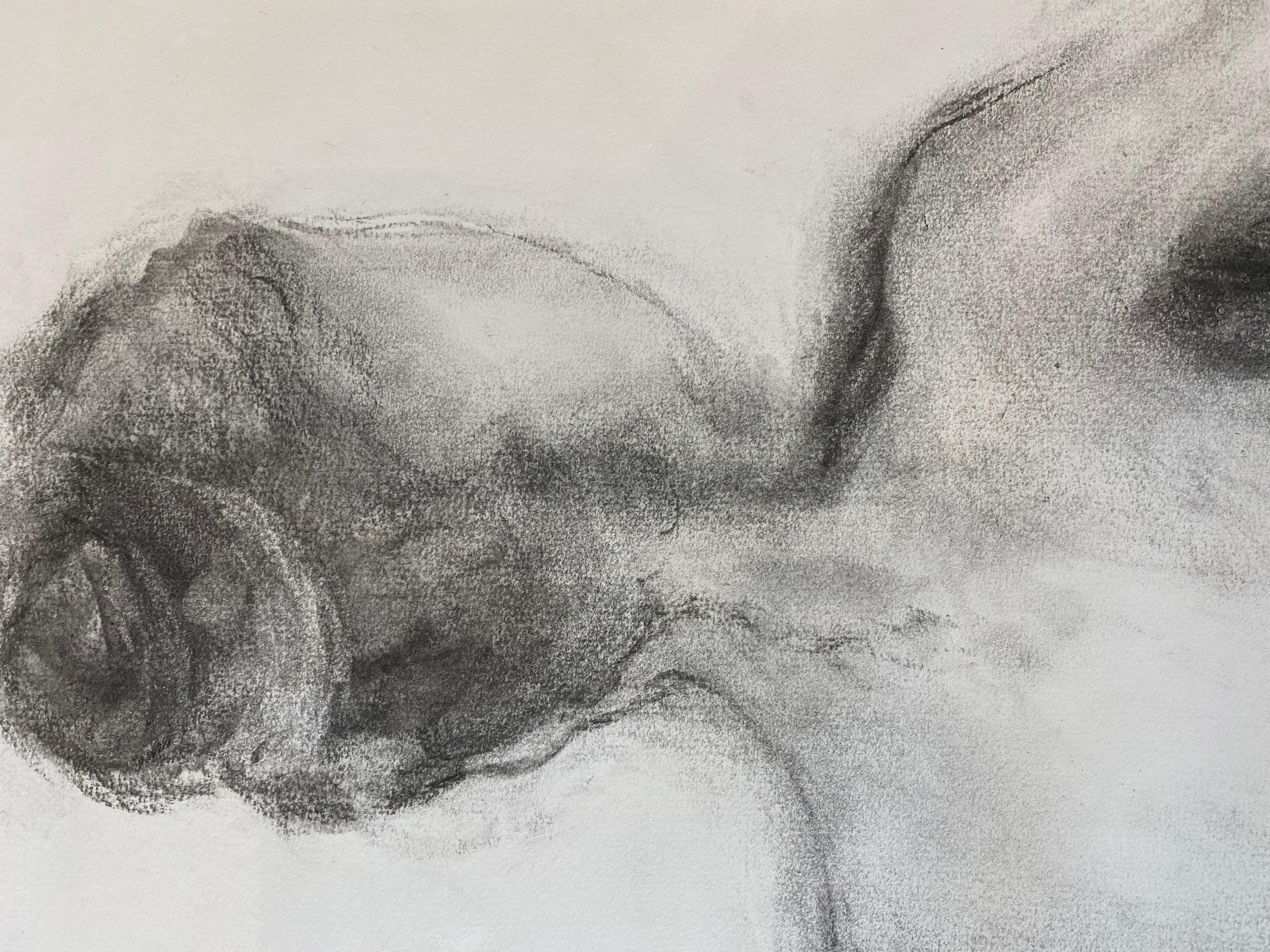 Poesía en movimiento de Judith Williams bailarina contemporánea en blanco y negro 1