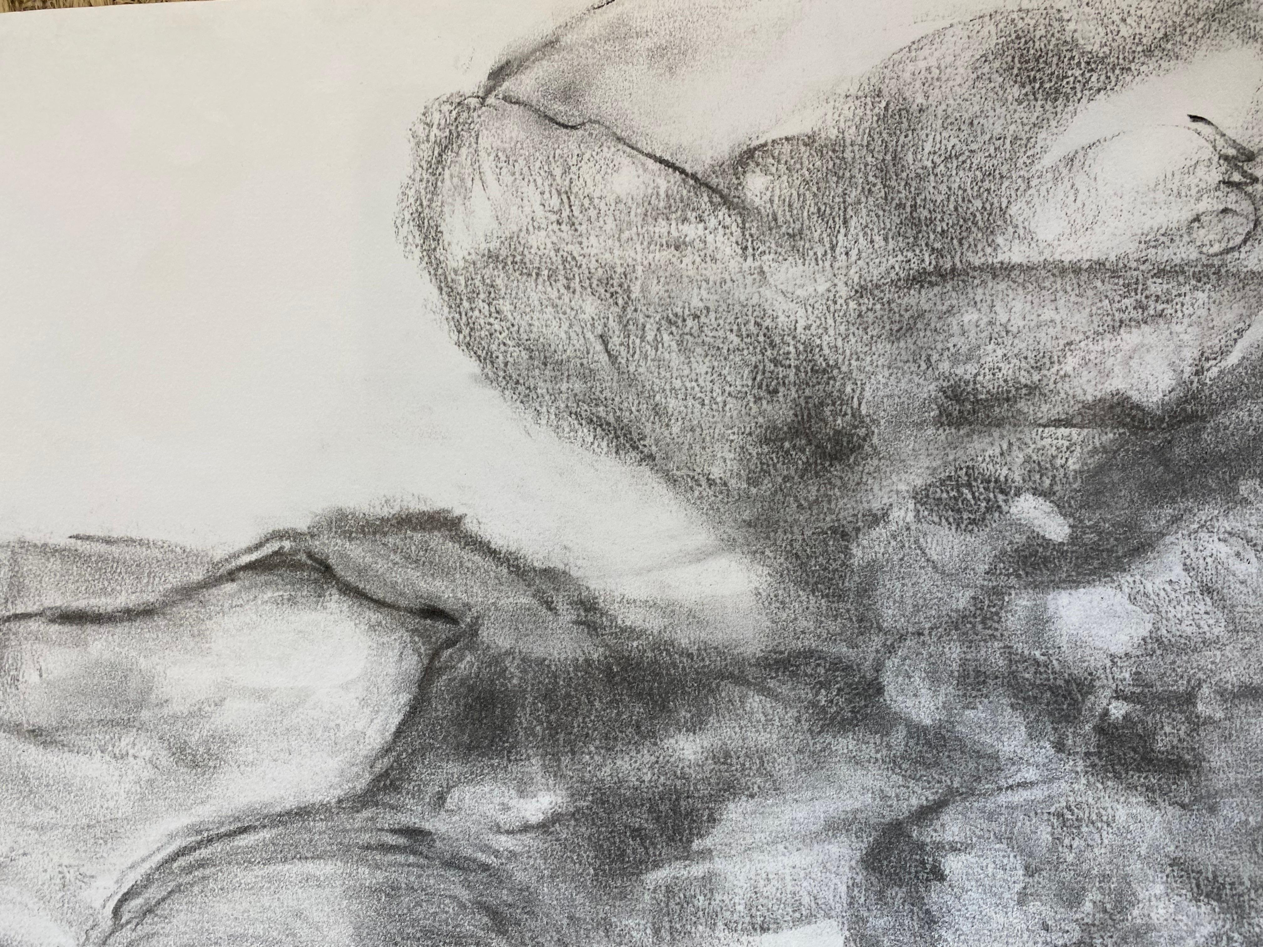 Poesía en movimiento de Judith Williams bailarina contemporánea en blanco y negro 2