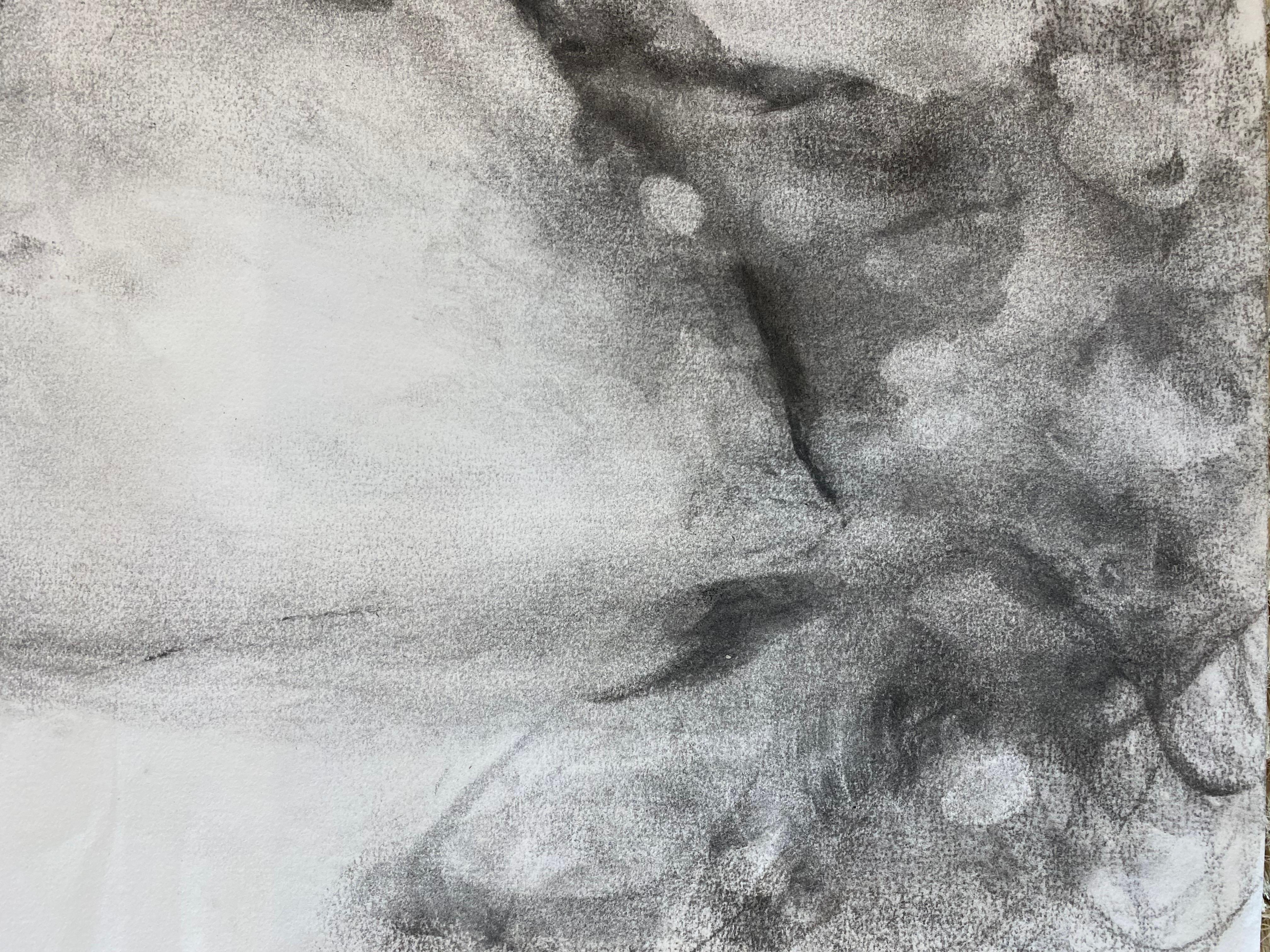 Poesía en movimiento de Judith Williams bailarina contemporánea en blanco y negro 3