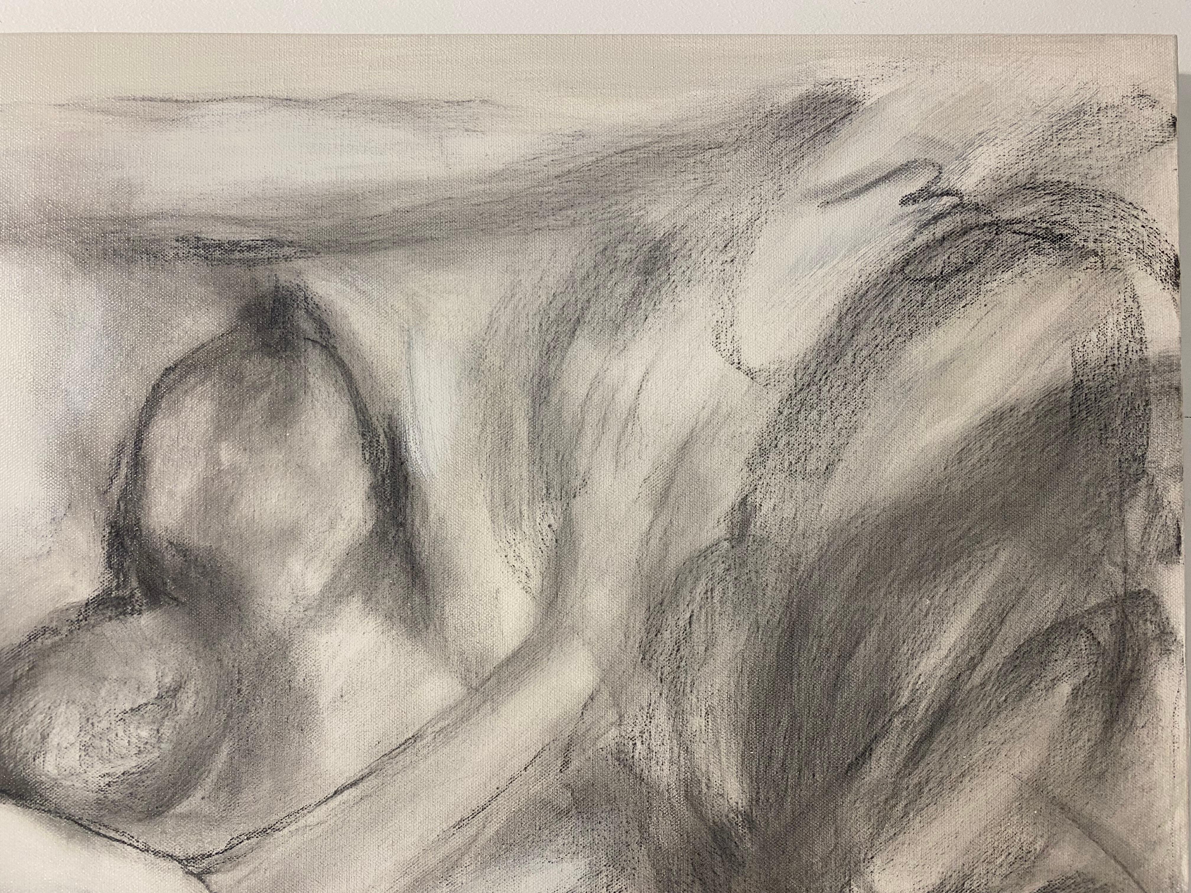 Glimmers of Grace di Judith Williams Ballerina contemporanea in bianco e nero in vendita 4