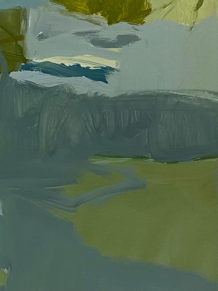 Deux contre trois par Laura McCarty, grande toile abstraite contemporaine encadrée 4