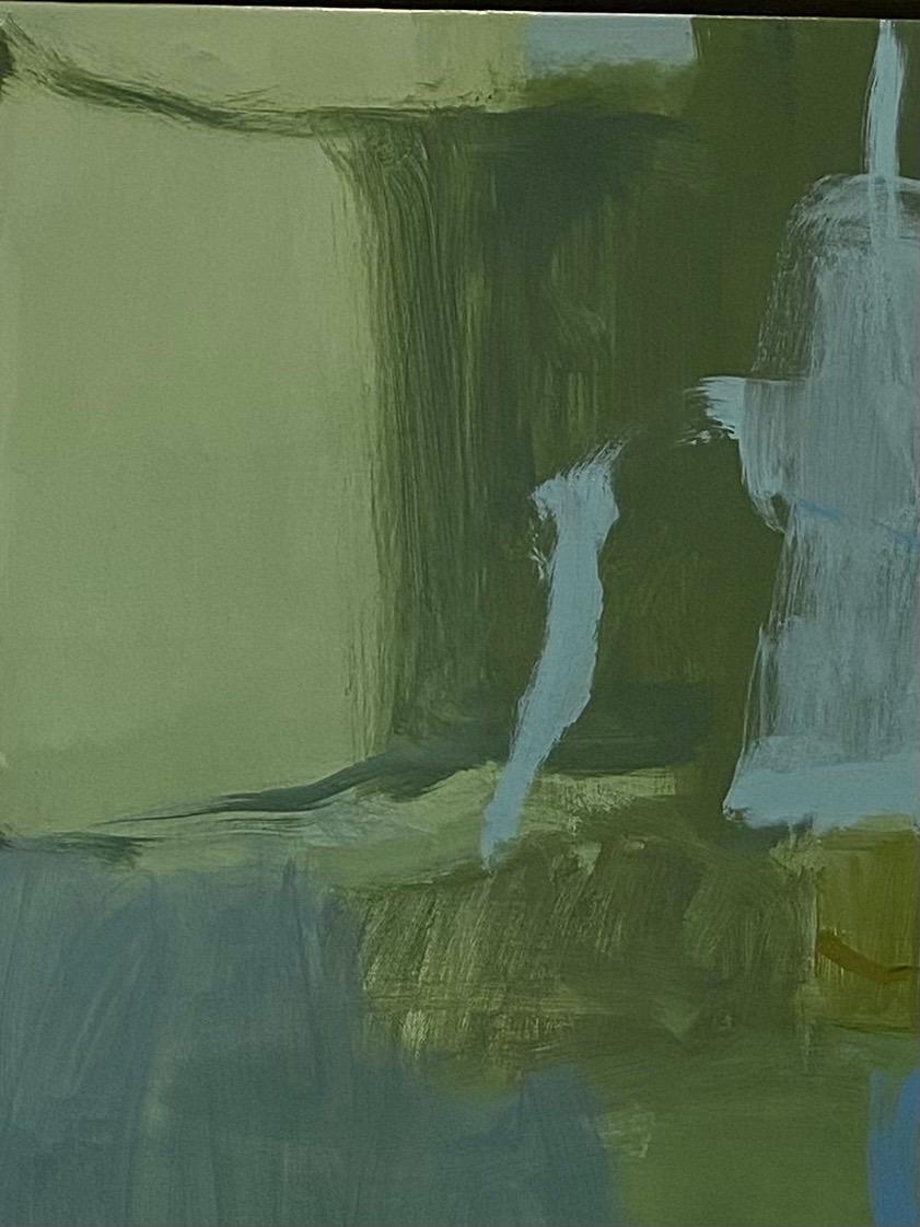 Deux contre trois par Laura McCarty, grande toile abstraite contemporaine encadrée 5