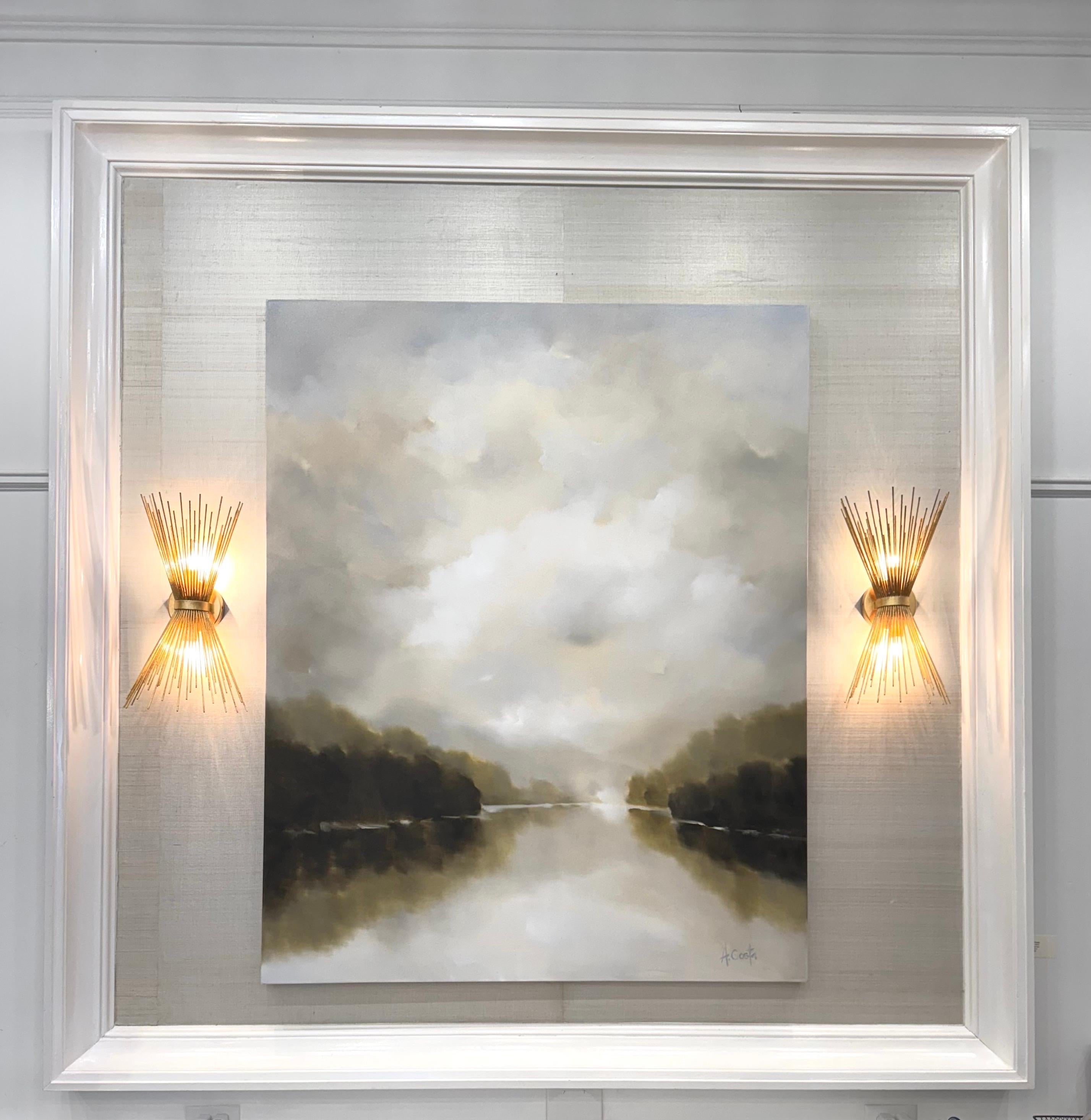 Free My Mind by Andrea Costa, Landscape Water Oil painting Vertical 1