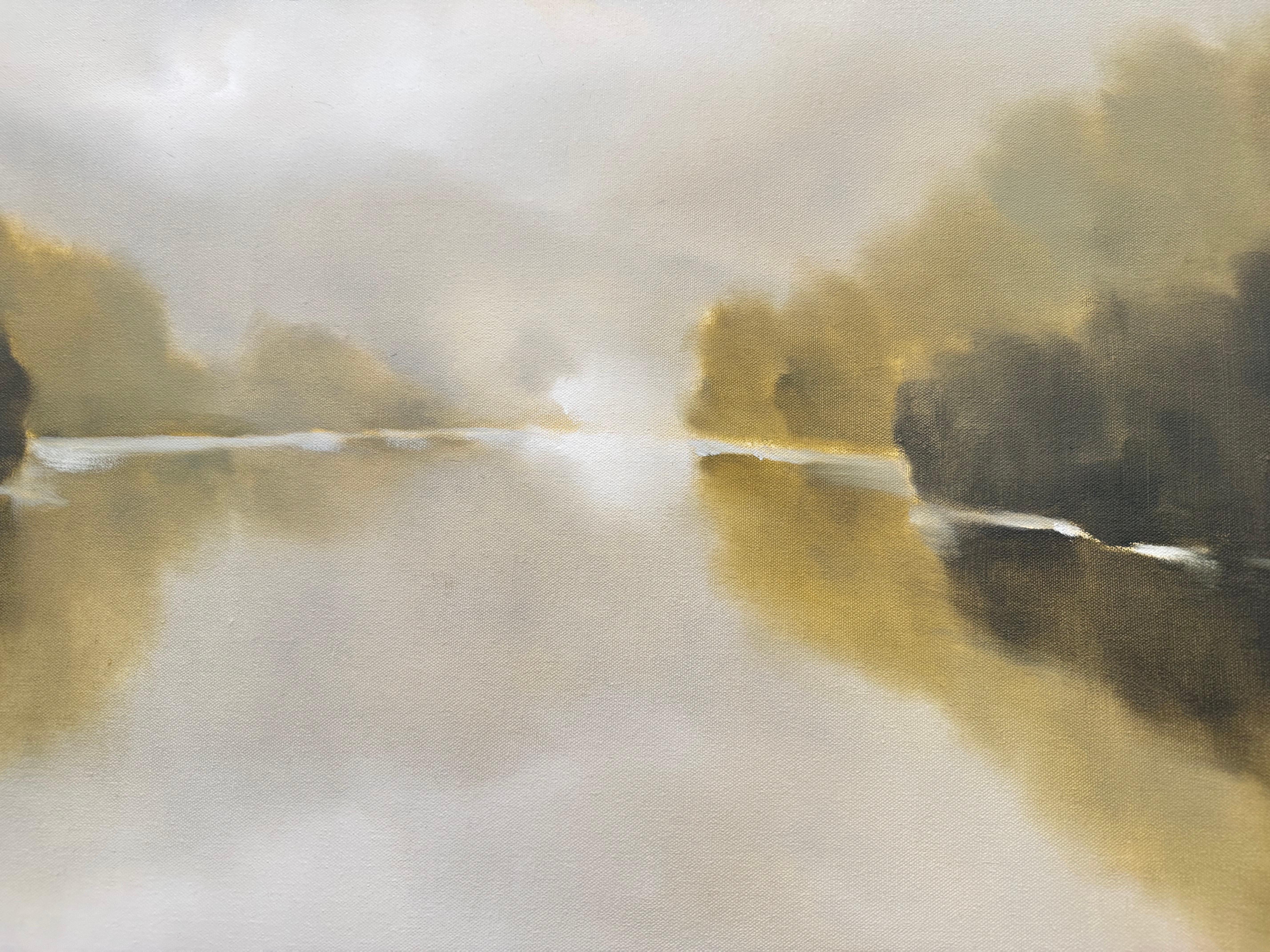 Free My Mind by Andrea Costa, Landscape Water Oil painting Vertical 2