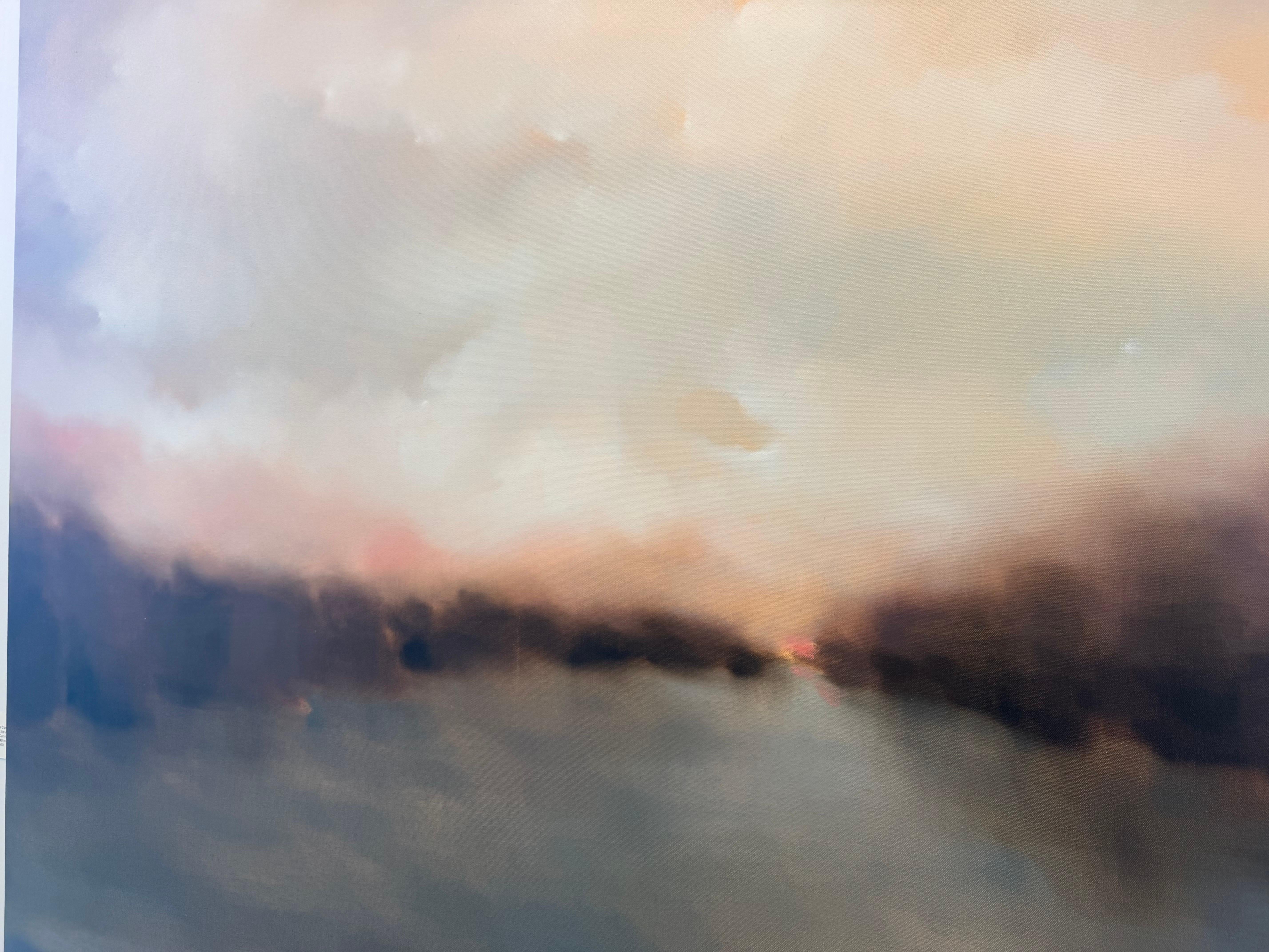 Picking Up the Pieces by Andrea Costa, Landscape Oil painting Square 4