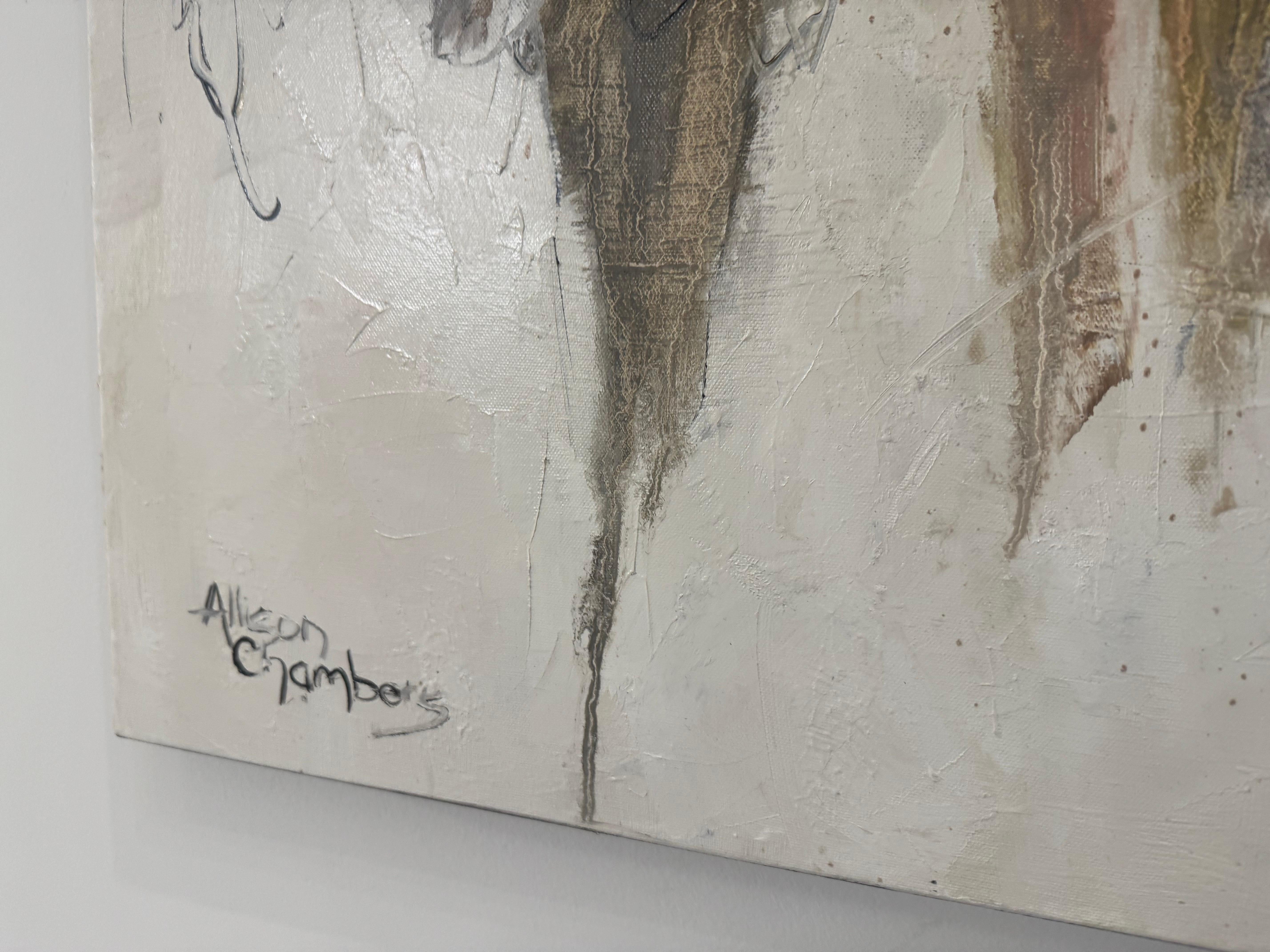 Belle Femmes di Allison Chambers, Quadro olio su tela Quattro donne in vendita 4