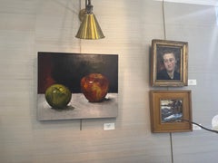 Green With Envy by Sharon Hockfield, Oil on Canvas Contemporary Impressionist