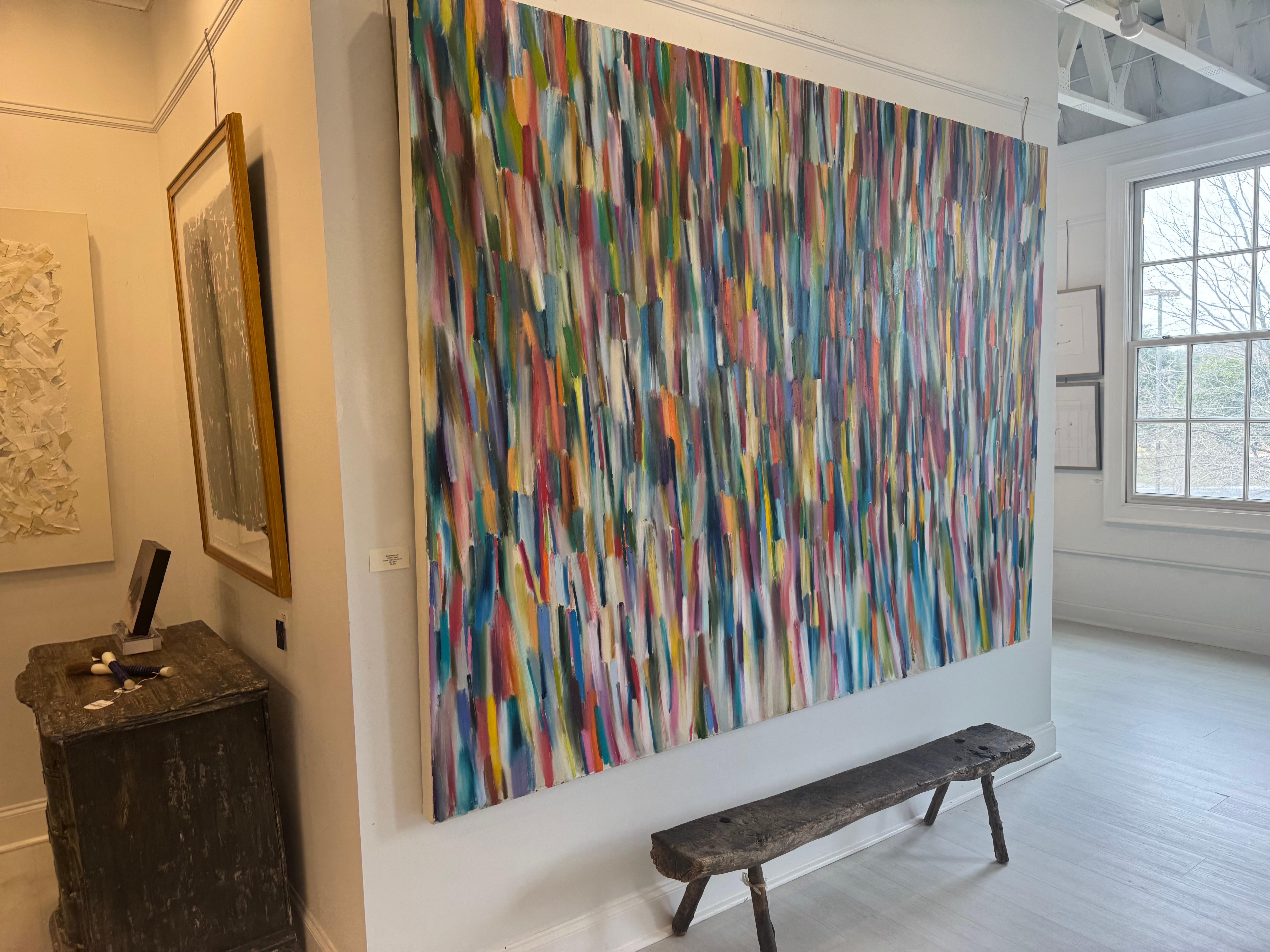 Escucha atentamente by Colleen Leach, Cuadro abstracto grande al óleo sobre lienzo 3