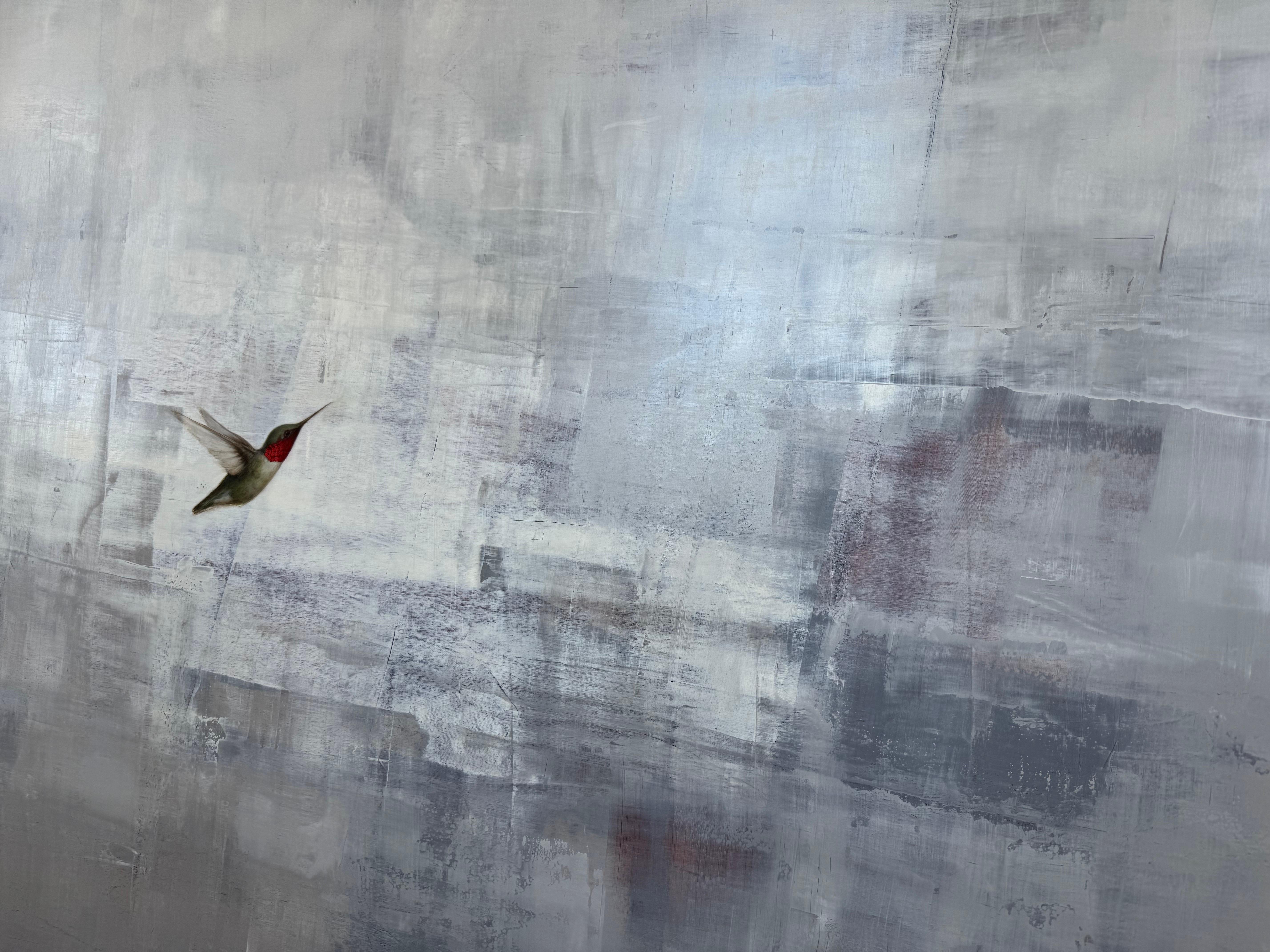 Letter To Our Younger Selves par Jessica Pisano Paysage contemporain avec oiseaux en vente 3