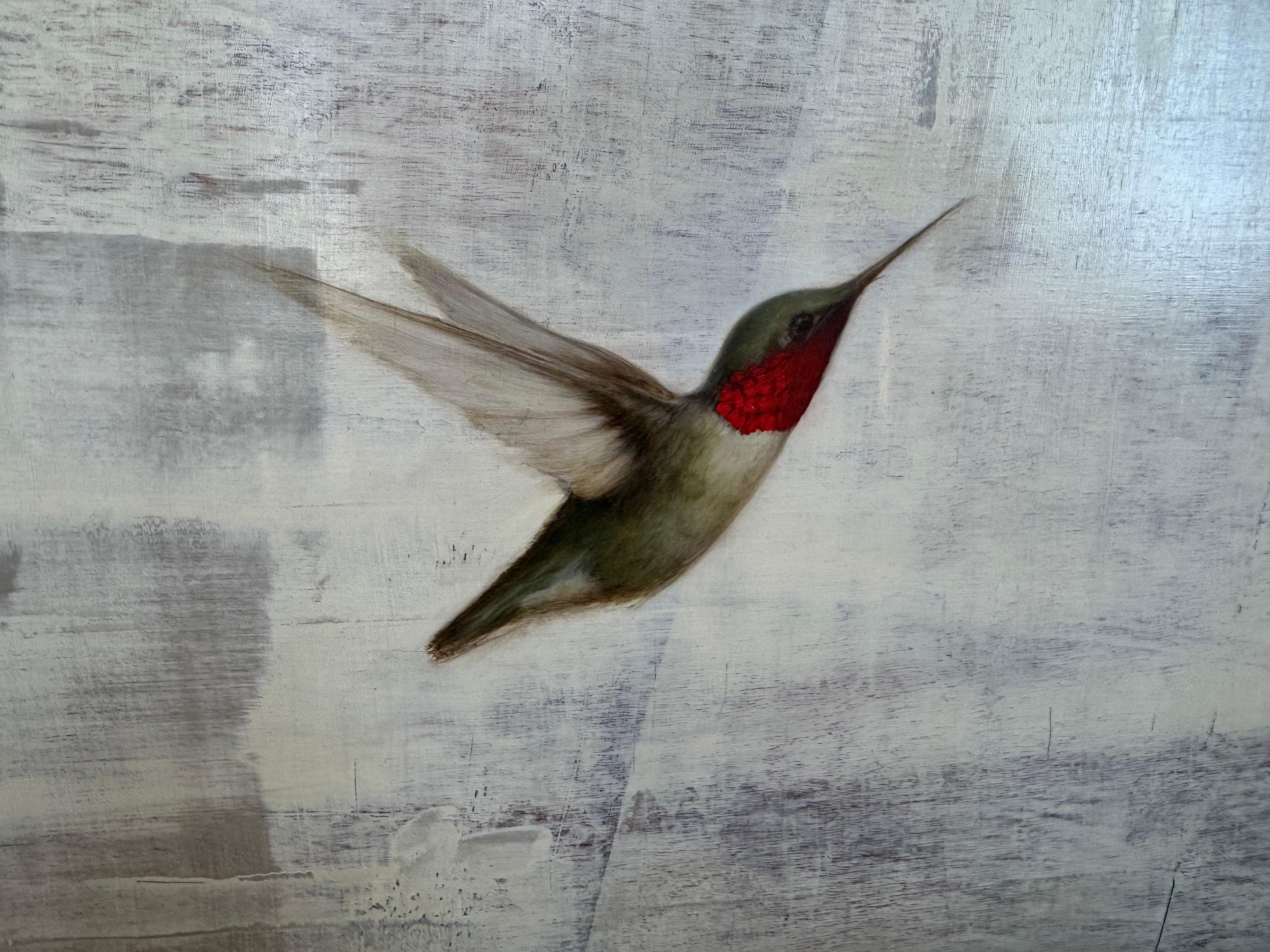 Letter To Our Younger Selves par Jessica Pisano Paysage contemporain avec oiseaux en vente 4