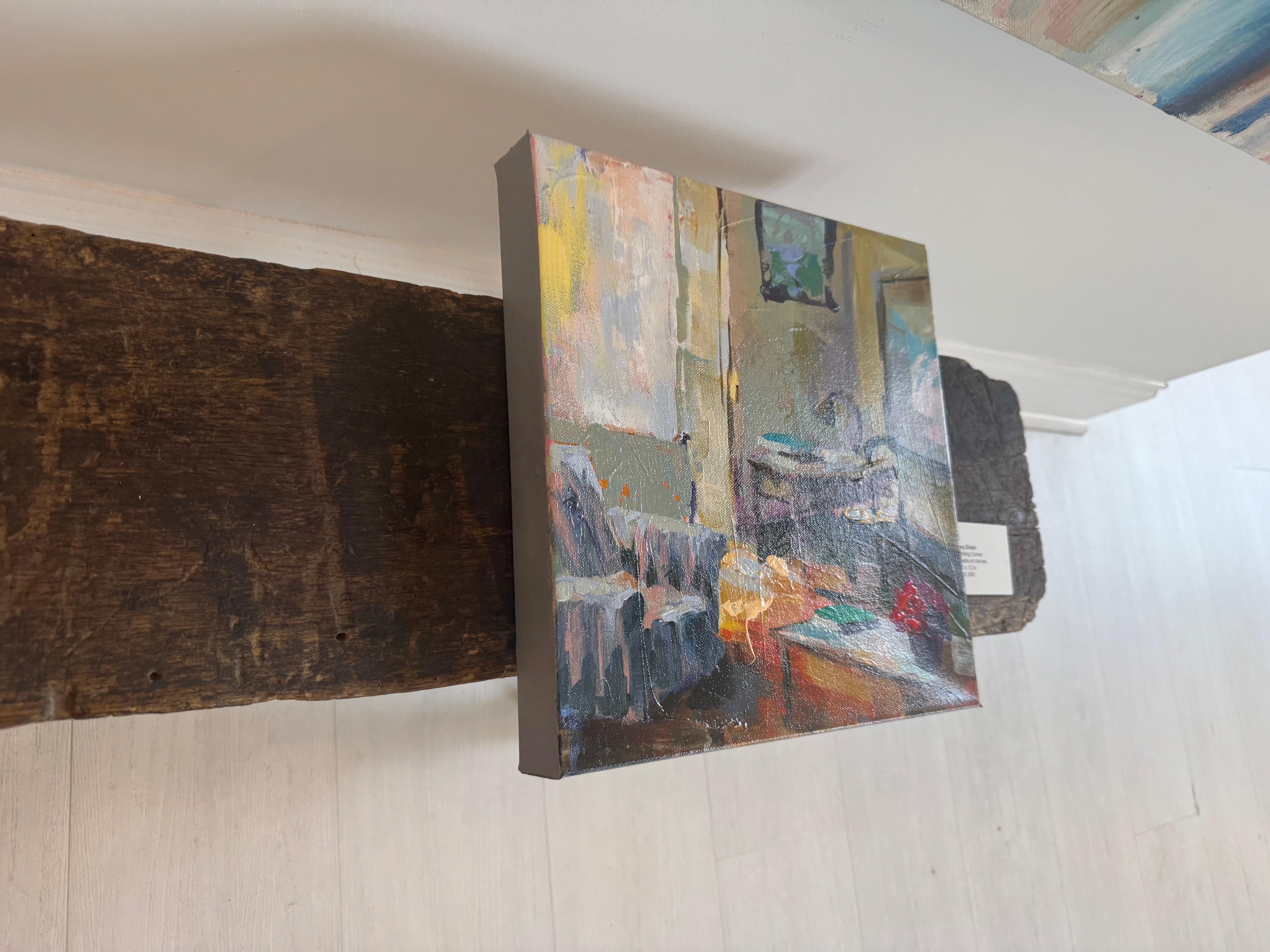 El Rincón de la Escritura por Amy Dixon,  Naturaleza Muerta Abstracta Interior Pintura en Lienzo 6