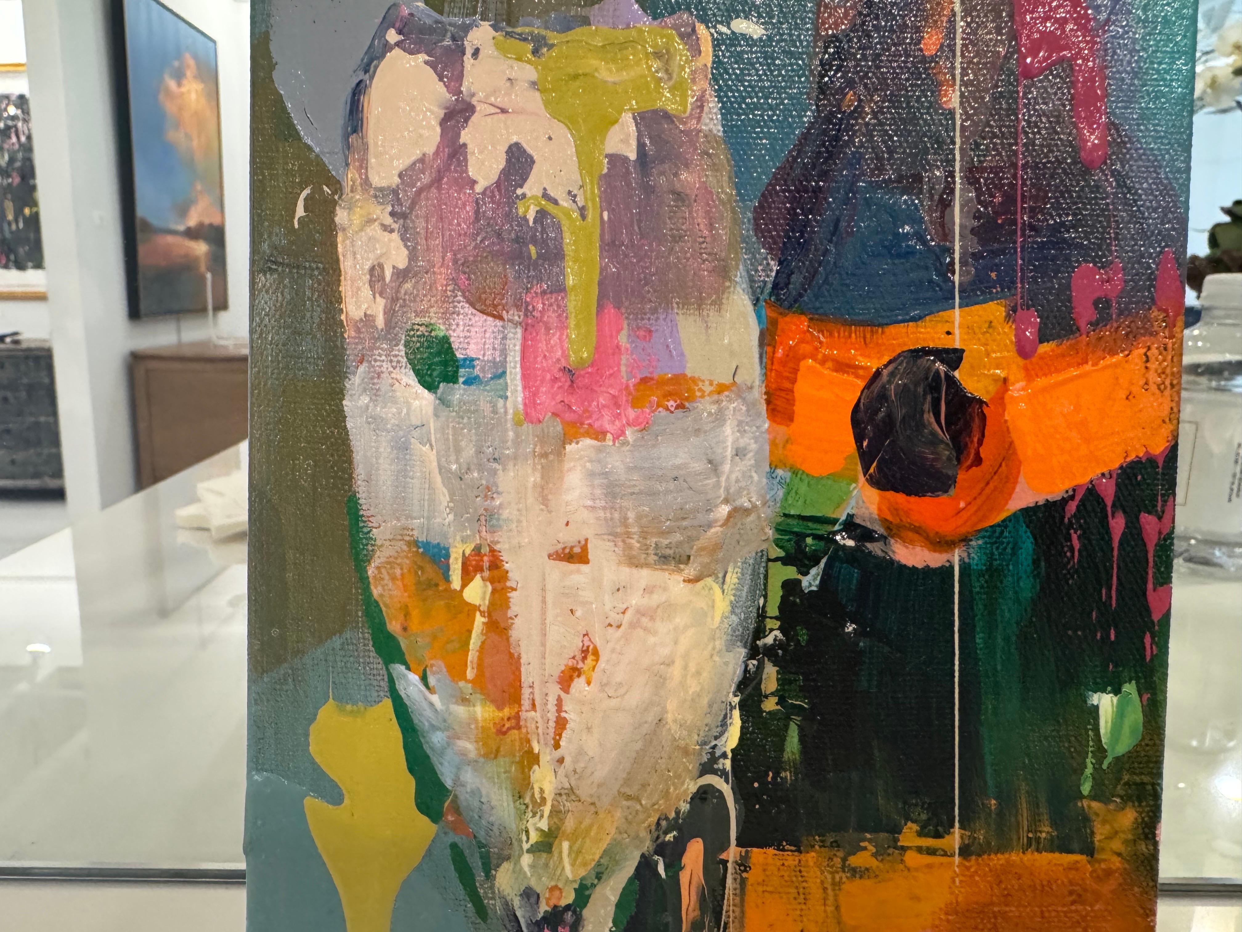Waiting for Guests par Amy Dixon  Peinture sur toile d'inspiration champagne 1