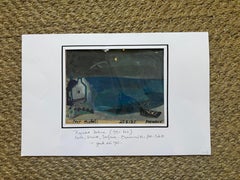 French Oil Portrait Painting, Intimate Figurative Study, Small Artwork