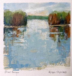 Great Escape — Contemporary Abstract Oil Painting on Paper