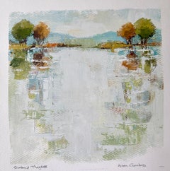 Scattered Thoughts — Contemporary Abstract Oil Painting on Paper