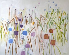 Rêveries matinales — Peinture abstraite contemporaine en techniques mixtes