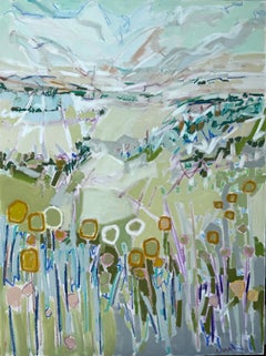 Dusk — Contemporary Mixed Media Abstract Painting on Canvas