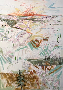 Overlook — Large-Scale Contemporary Mixed Media Abstract Painting