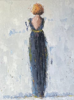 Woman with Red Hair — Contemporary Figurative Oil Painting