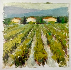 Citadelle  Provence Landscape Oil Painting by Allison Chambers