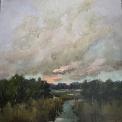 Artful Sounds, Contemporary Landscape Oil Painting by Bethanne Cople